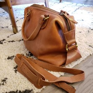 Kensington Brown Leather Satchel